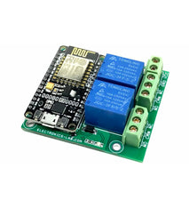 2 Channel Wi-Fi Relay Module Using ESP8266 Node MCU