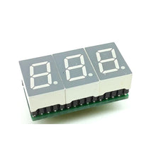 3 Digit Common Cathode 0.5″ – 7 Segment Display Module (Multiplexed)