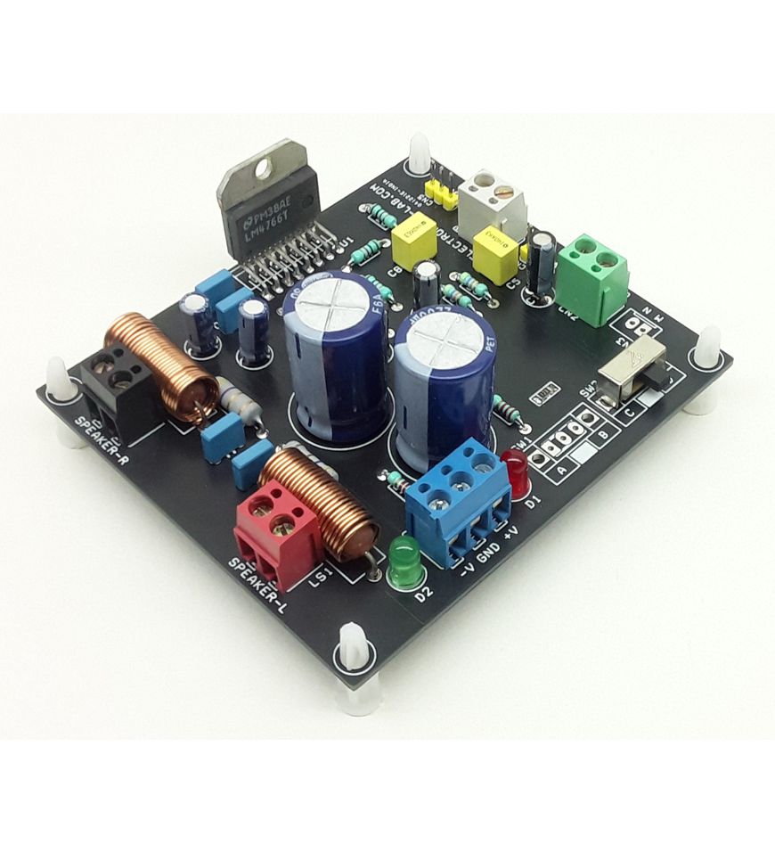 Dual 40W Audio Power Amplifier with Mute